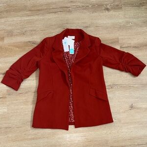 Burnt Orange Women's Blazer